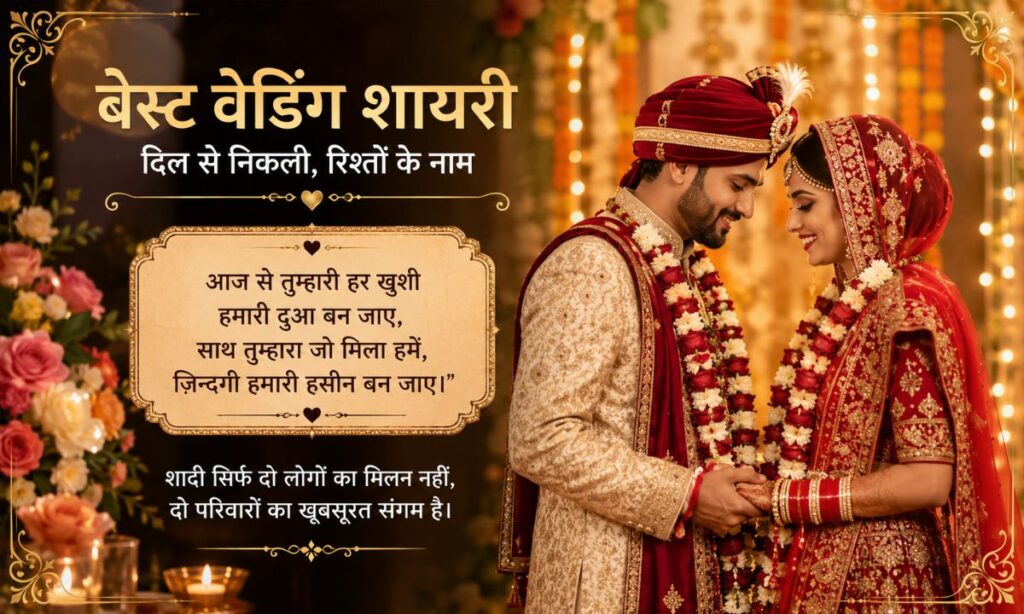 Best Wedding Shayari in Hindi