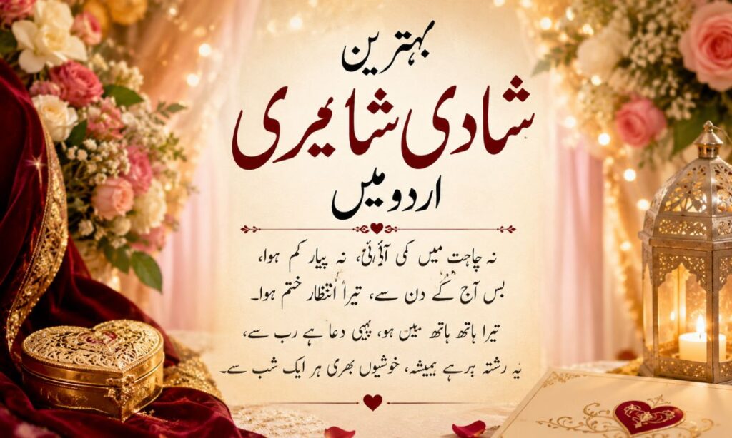 Best Wedding Shayari in Urdu