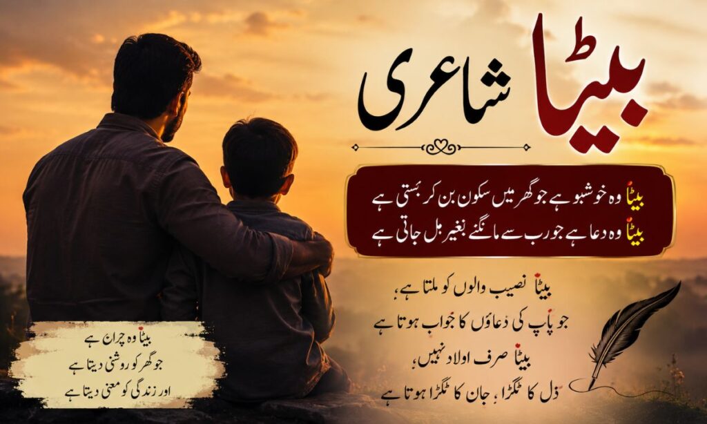 Beta Shayari Urdu
