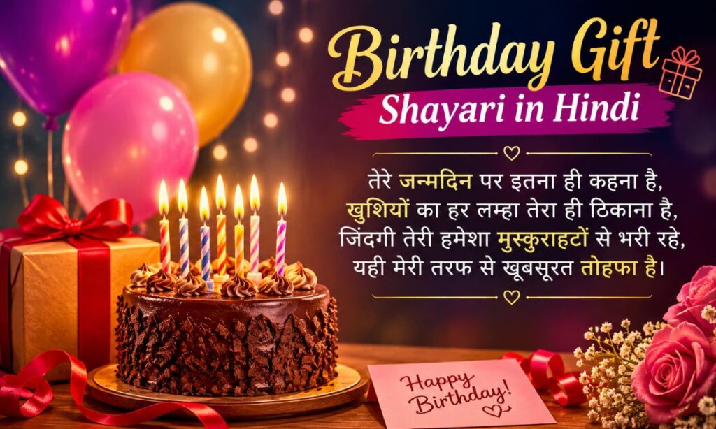 Birthday Gift Shayari in Hindi