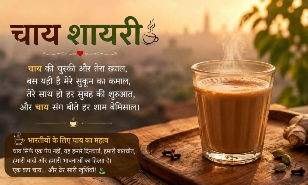 Chai Shayari In Hindi