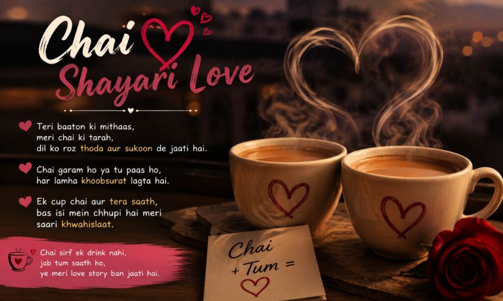 Chai shayari love