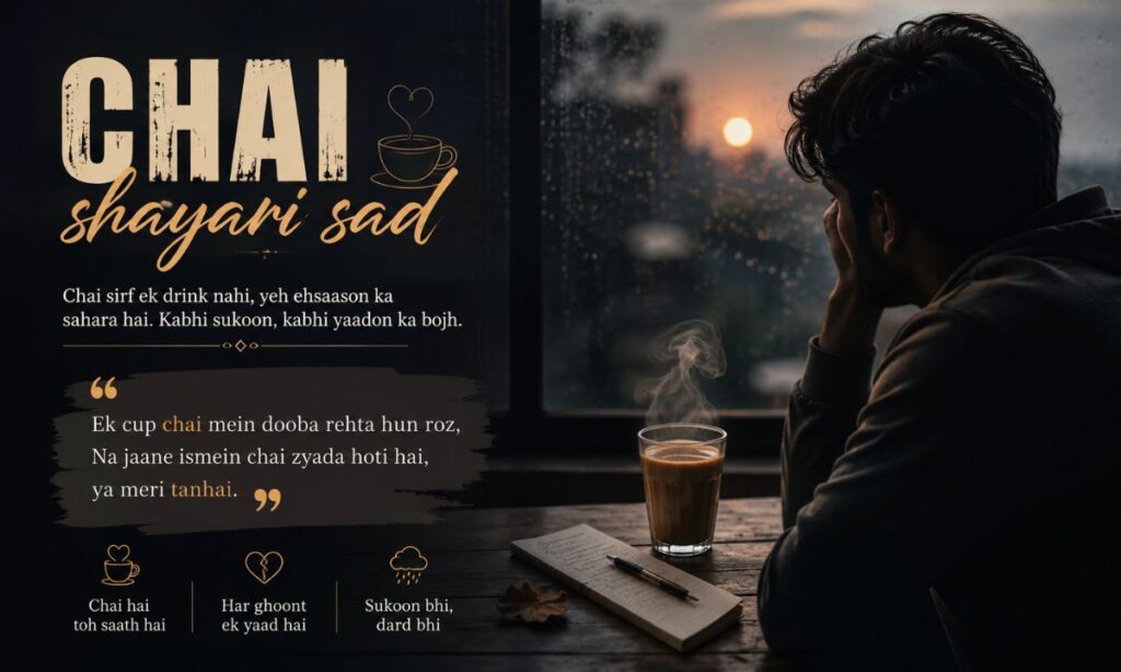 Chai shayari sad
