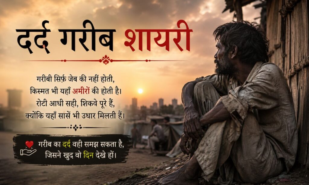 Dard Garib Shayari in Hindi
