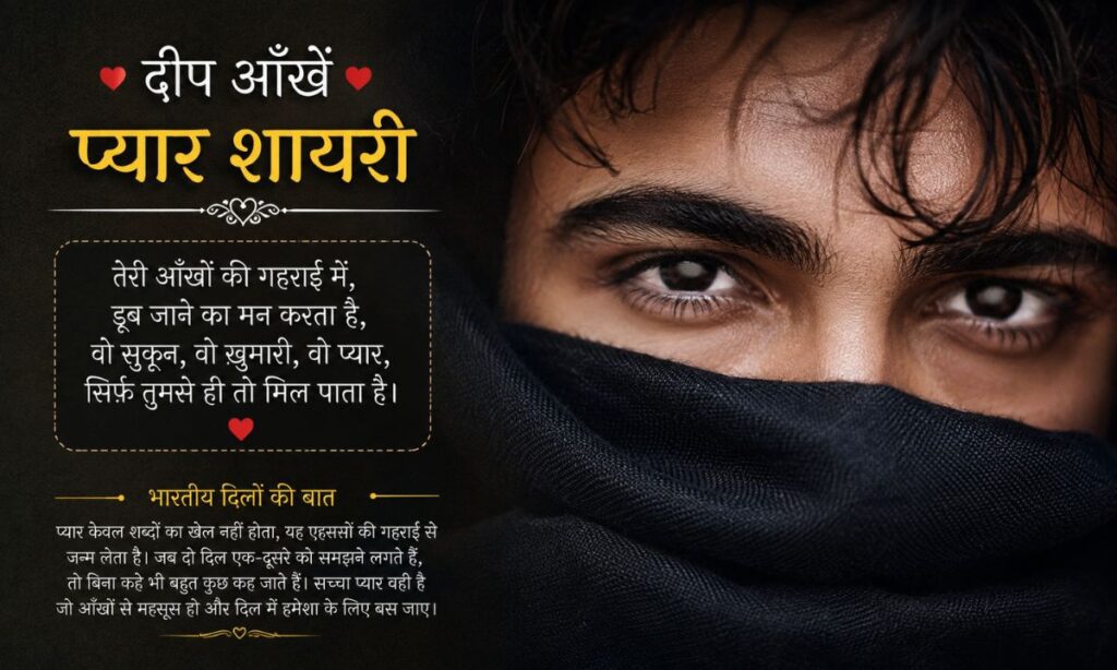 Deep Eyes Love Shayari in Hindi