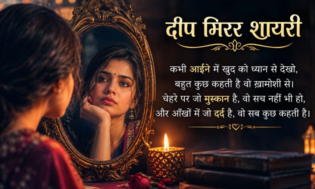 Deep Mirror Shayari in Hindi