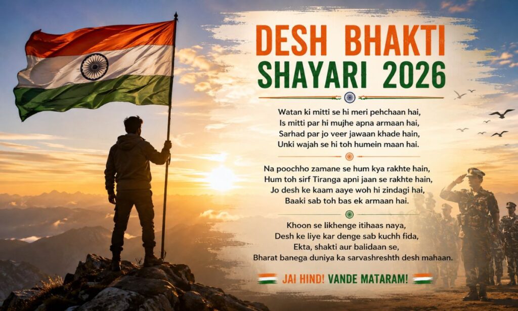 Desh Bhakti Shayari 2026