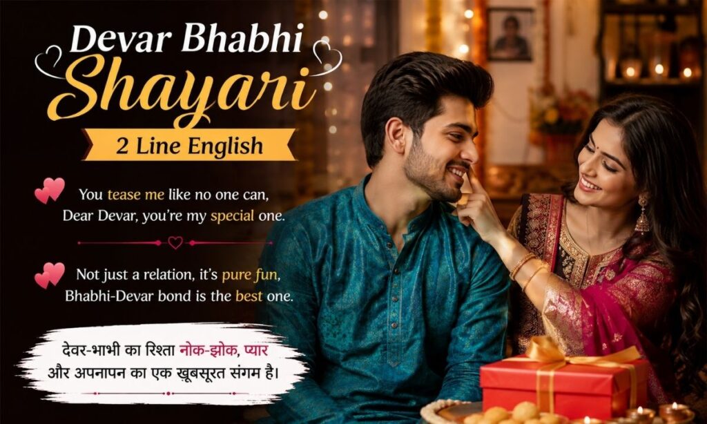 Devar Bhabhi Shayari 2 Line English
