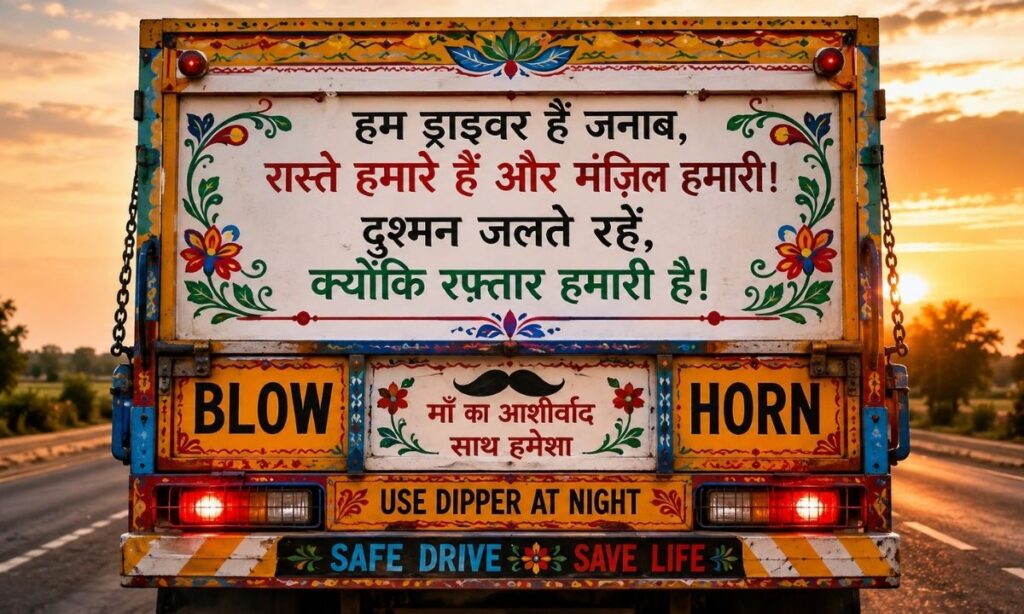 Driver Shayari 2 Line Hindi punjabi