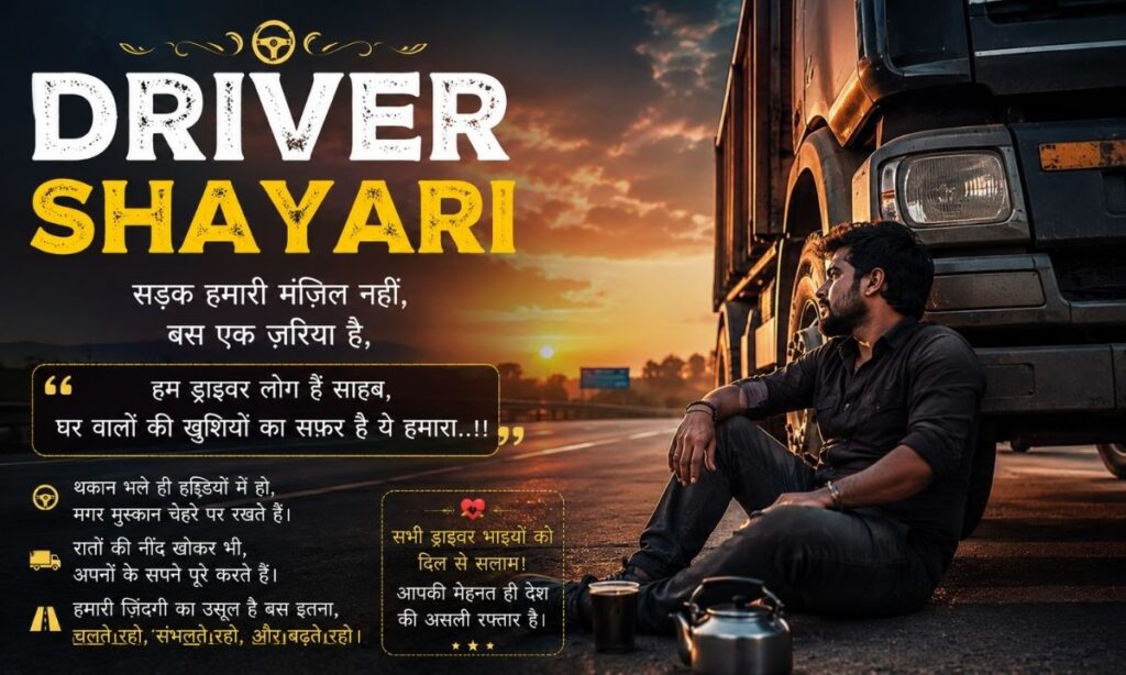 Driver Shayari Hindi