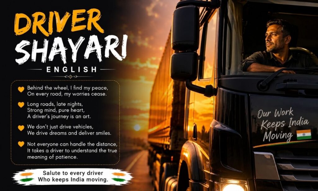 Driver shayari english