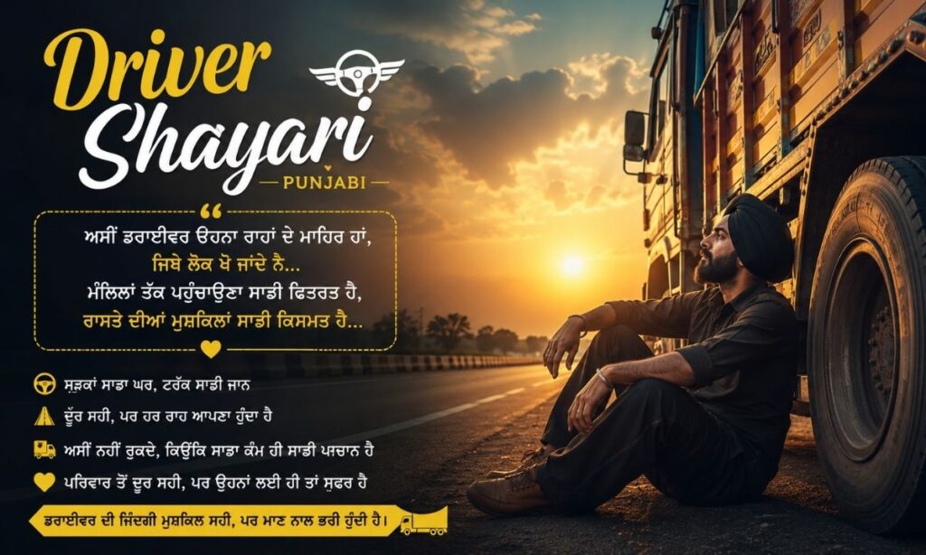 Driver shayari punjabi