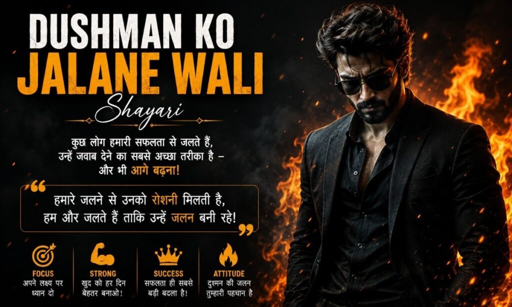 Dushman Ko Jalane Wali Shayari