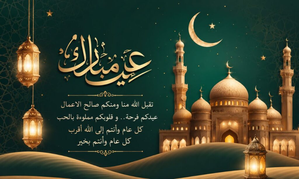 Eid day shayari arabic