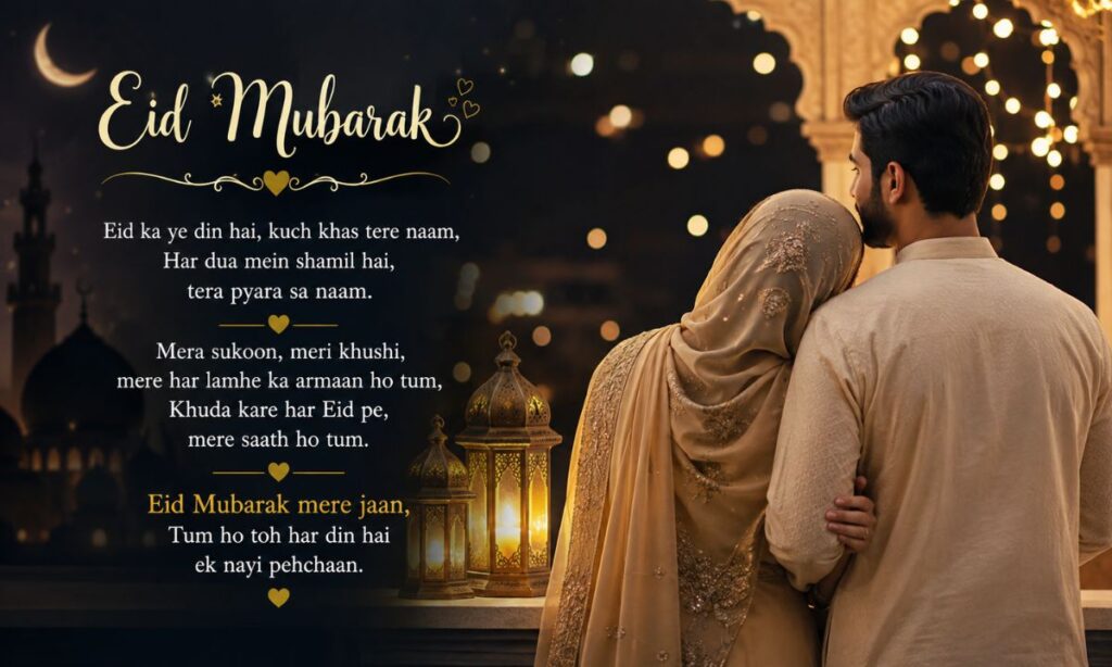 Eid day shayari for husband