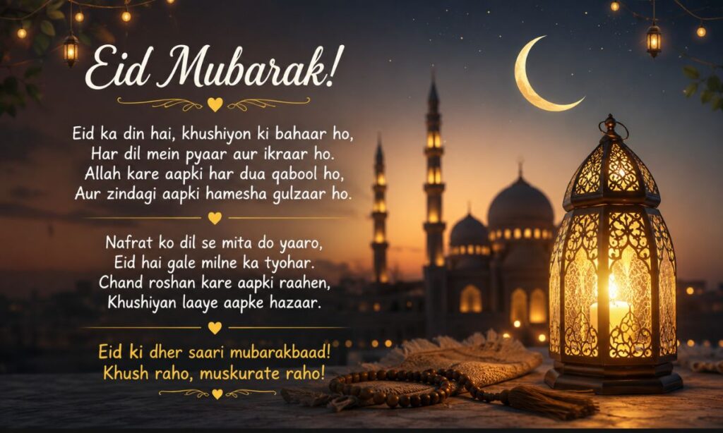Eid day shayari for whatsapp