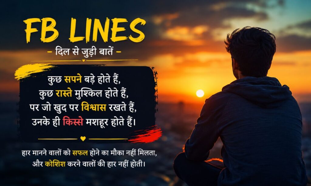 FB lines in hindi