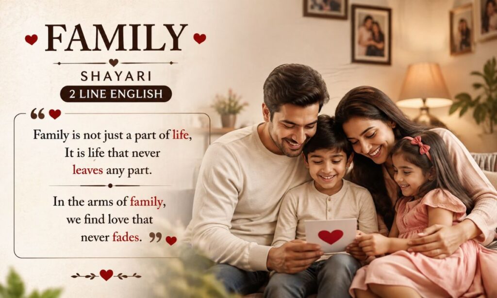 Family Shayari 2 Line English