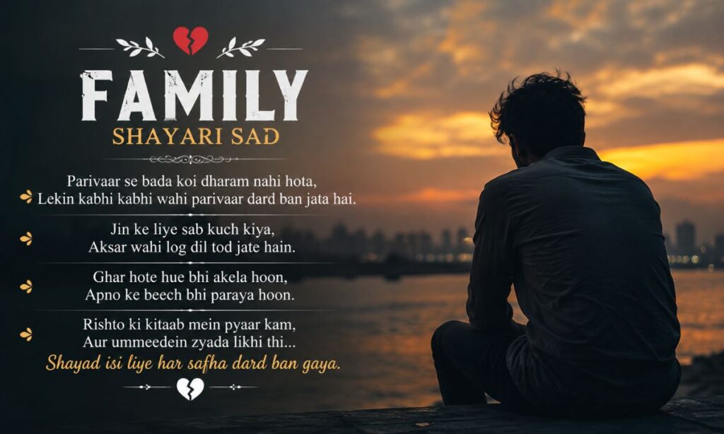 Family Shayari Sad