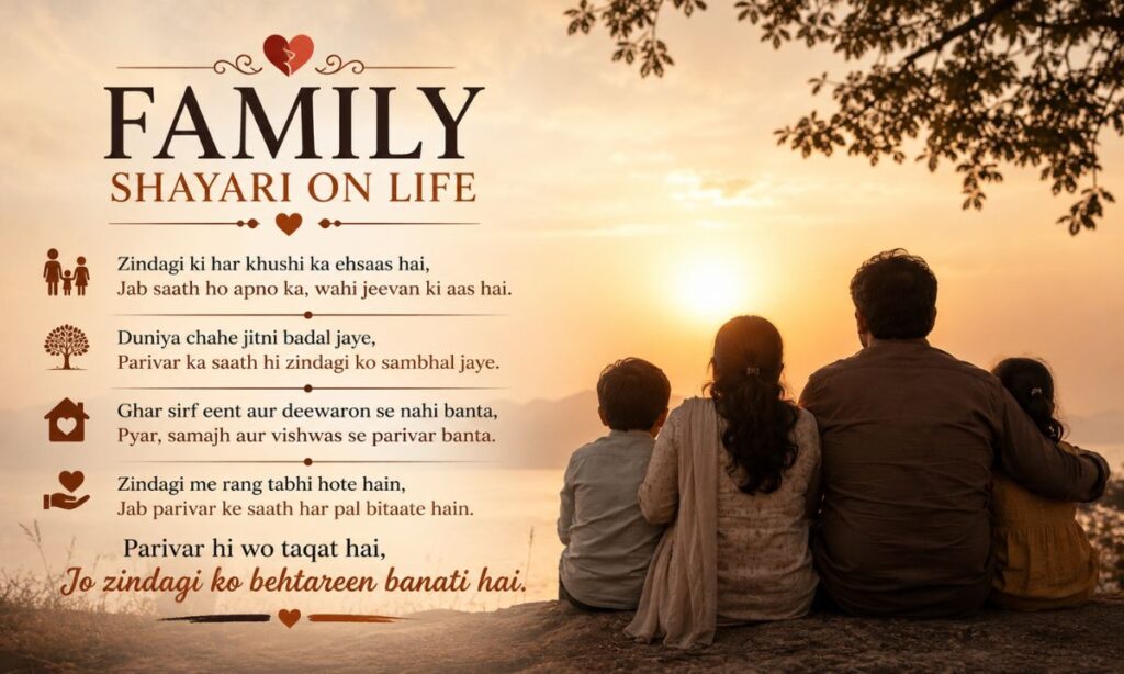 Family shayari on life
