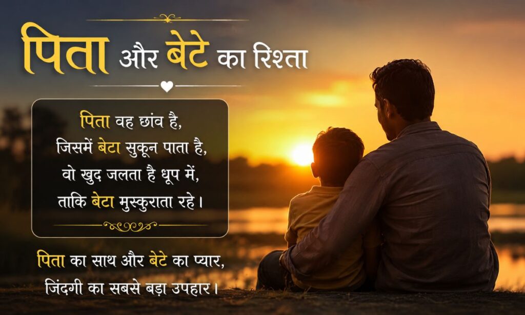 Father Son Shayari in Hindi