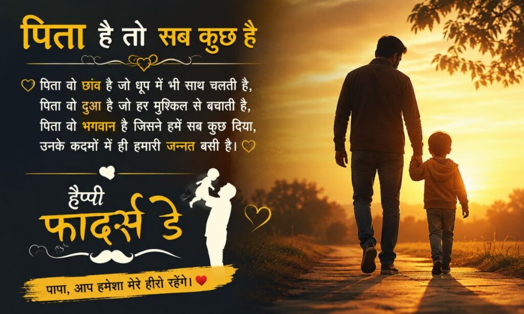 Father's Day Status Shayari in Hindi