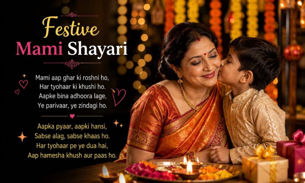 Festive Mami Shayari