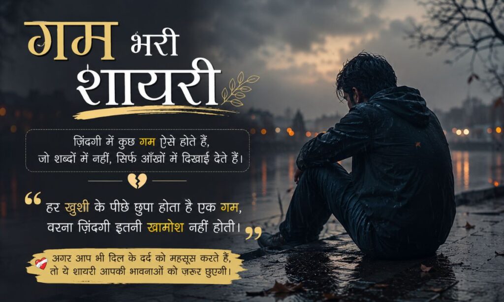 Gam Bhari Shayari Hindi