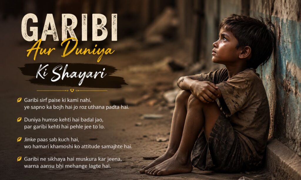 Garibi Aur Duniya Ki Shayari