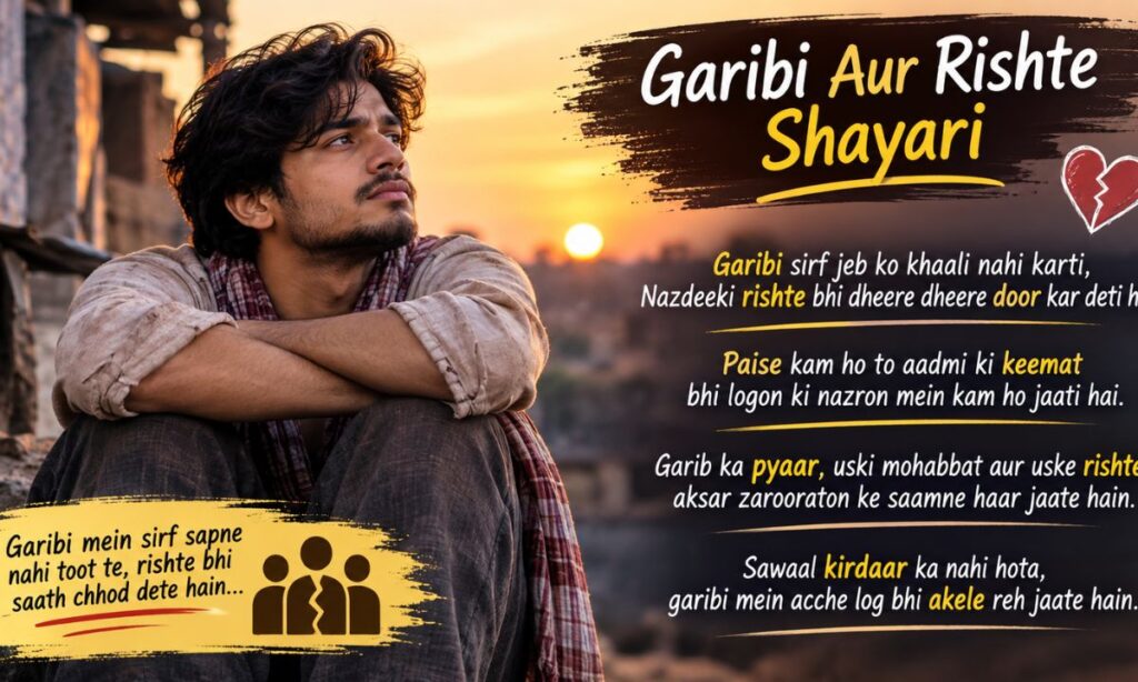 Garibi Aur Rishte Shayari