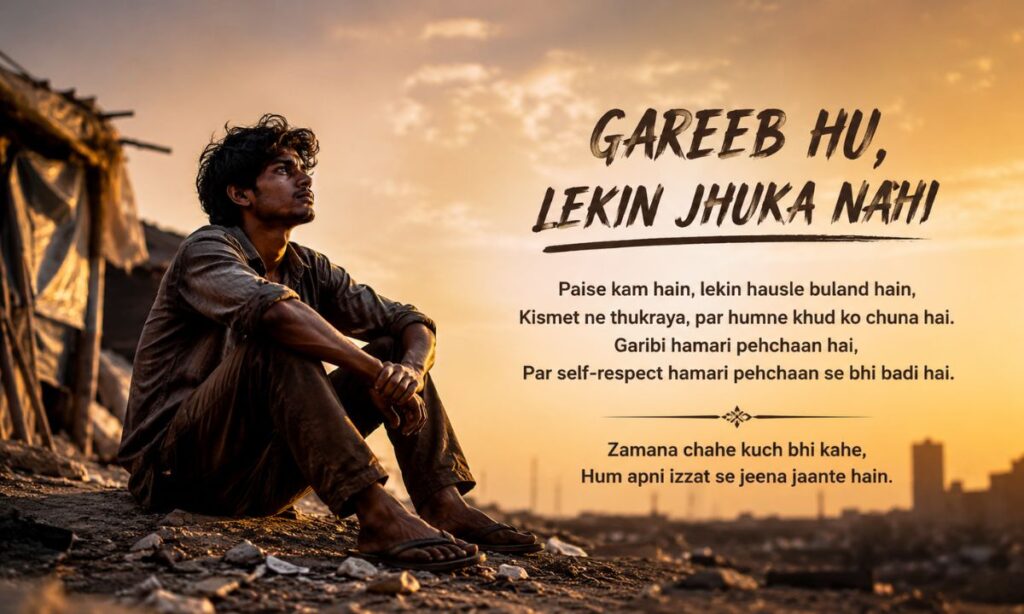 Garibi Aur Self-Respect Shayari