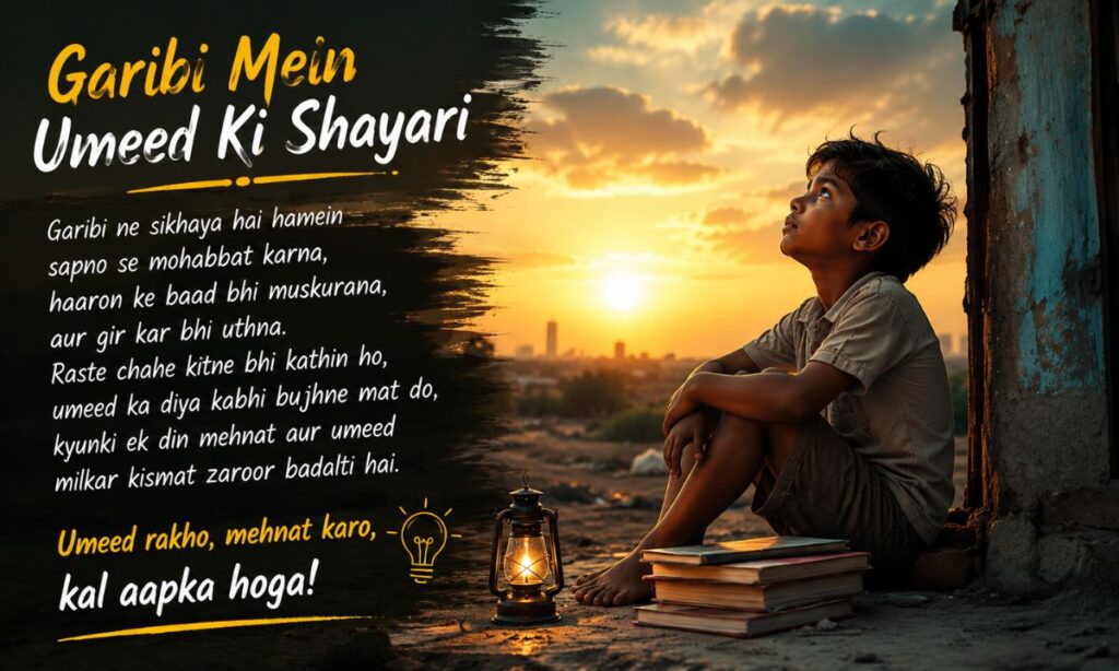 Garibi Mein Umeed Ki Shayari