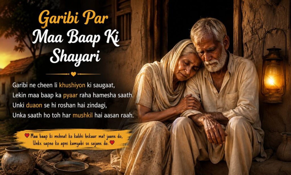 Garibi Par Maa Baap Ki Shayari