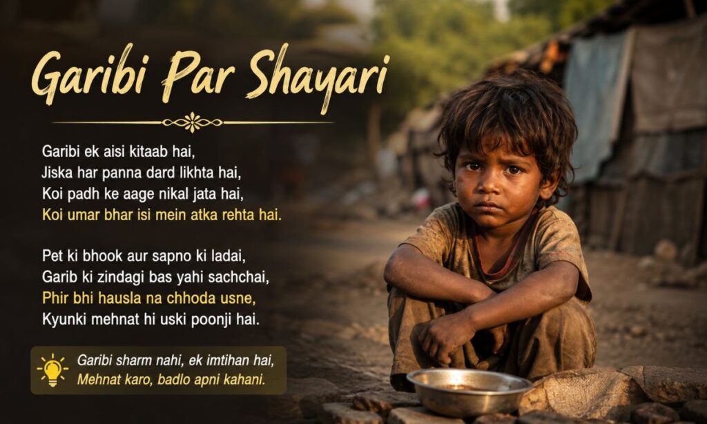 Garibi Par Shayari