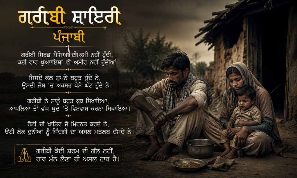 Garibi Shayari Punjabi