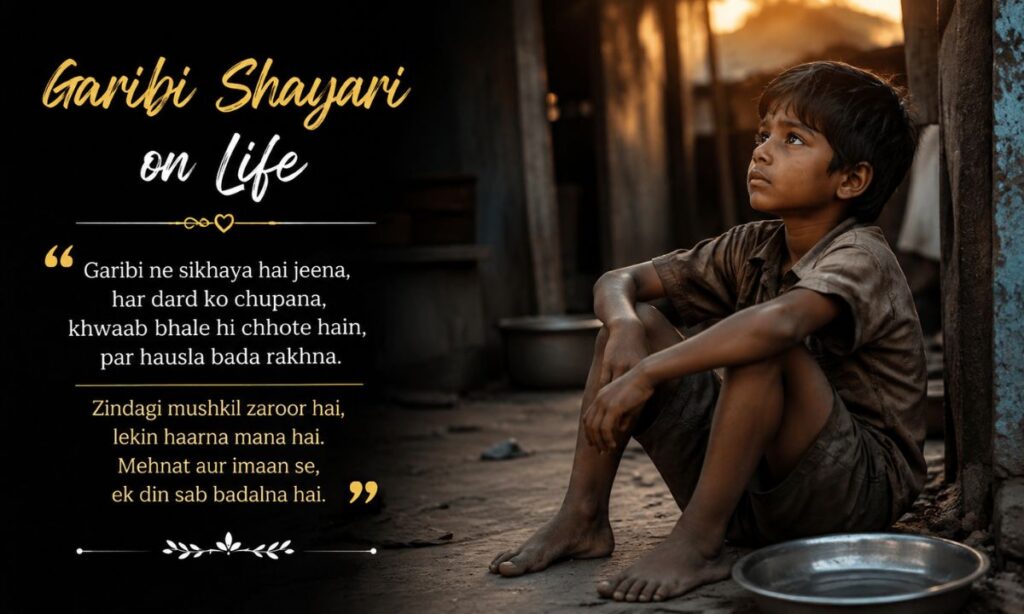 Garibi Shayari on Life