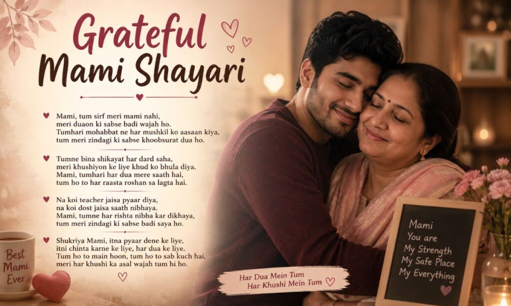 Grateful Mami Shayari