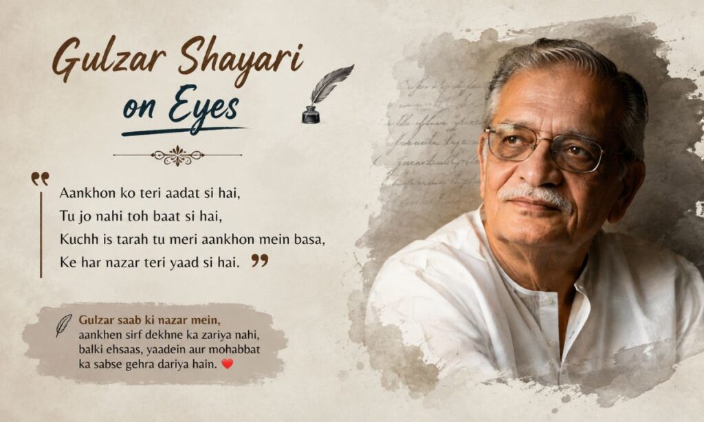 Gulzar shayari on eyes
