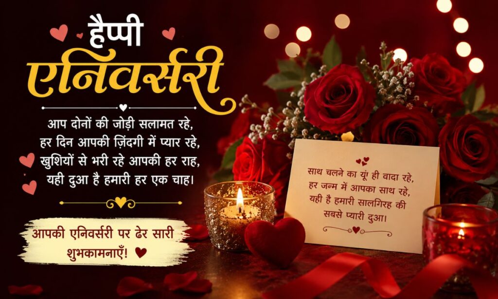 Happy Anniversary Shayari in Hindi