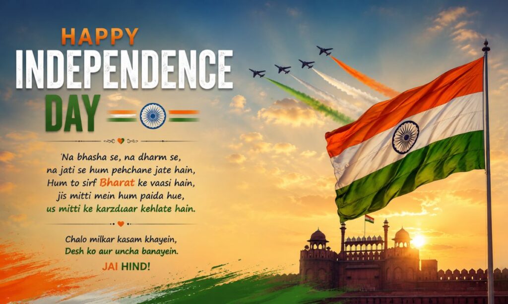 Happy Independence Day Shayari 