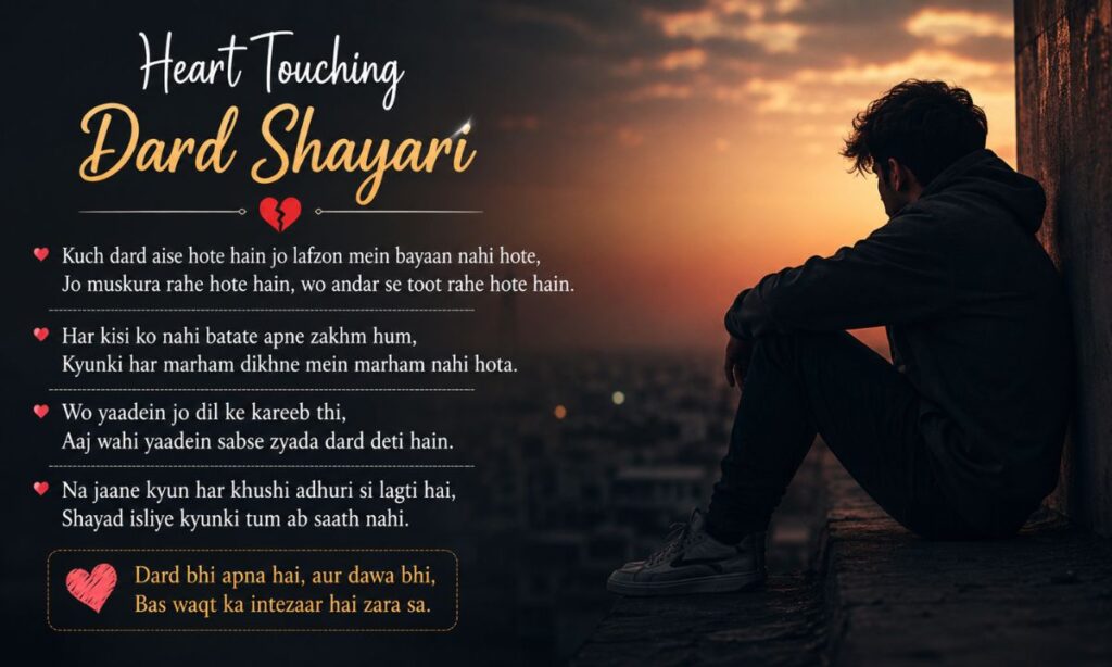Heart Touching Dard Shayari
