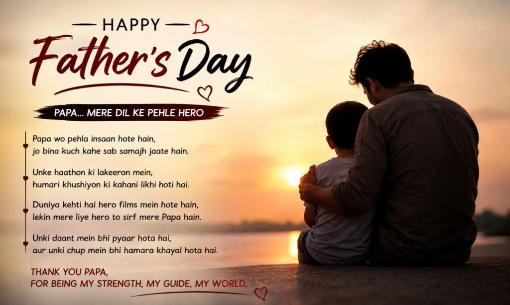 Heart Touching Fathers Day Shayari