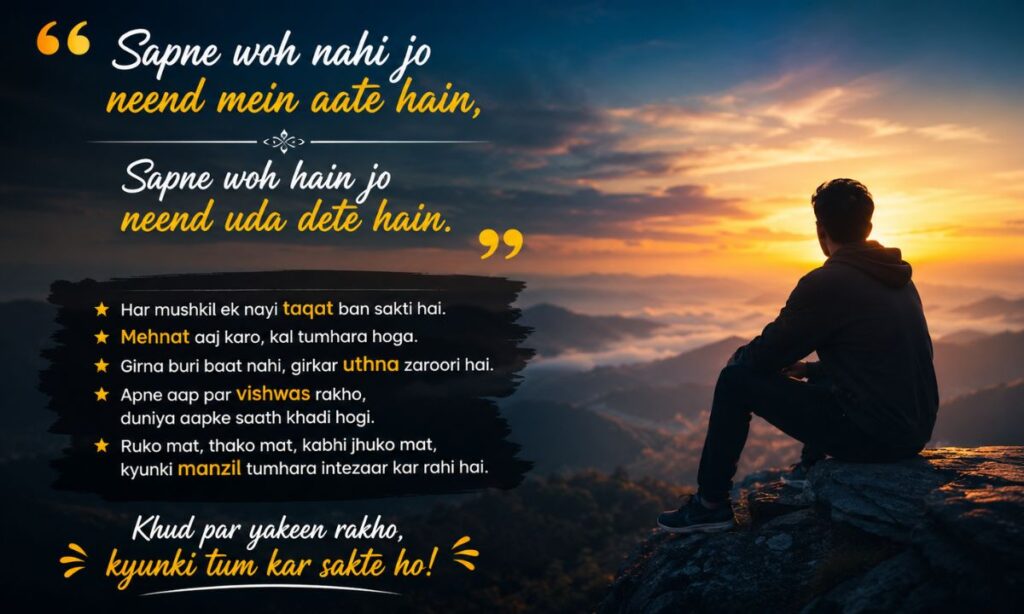 Heart Touching Motivational Shayari