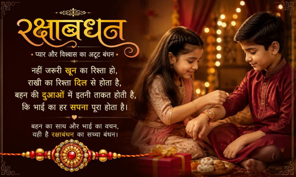 Heart Touching Raksha Bandhan Shayari in Hindi