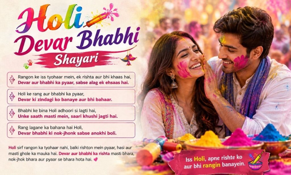 Holi Devar Bhabhi Shayari