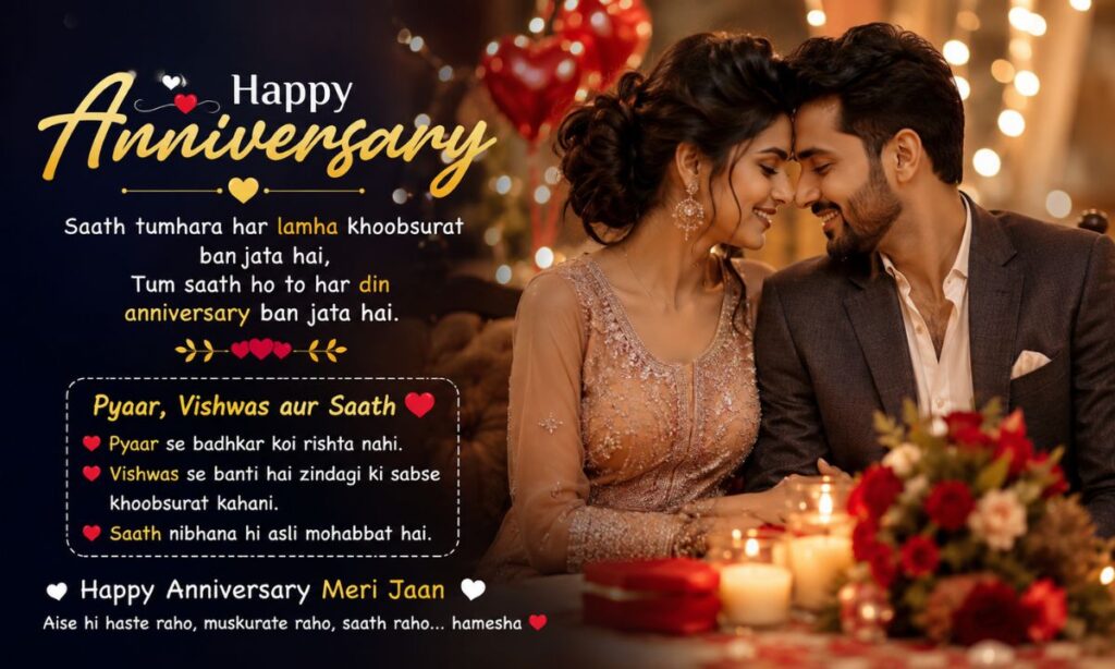 Husband Wife Anniversary Shayari
