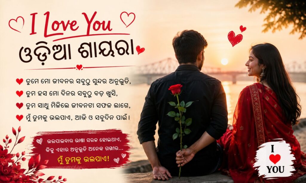 I Love You Odia Shayari
