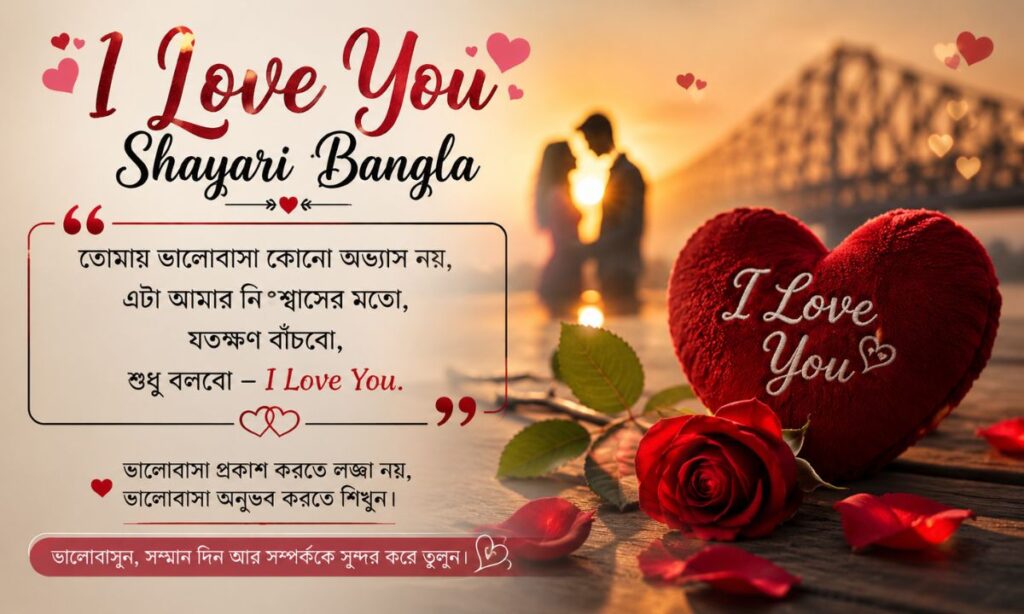 I Love You Shayari Bangla