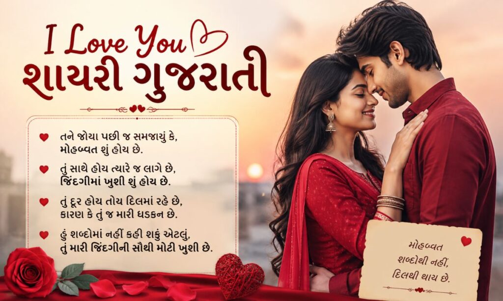 I Love You Shayari Gujarati