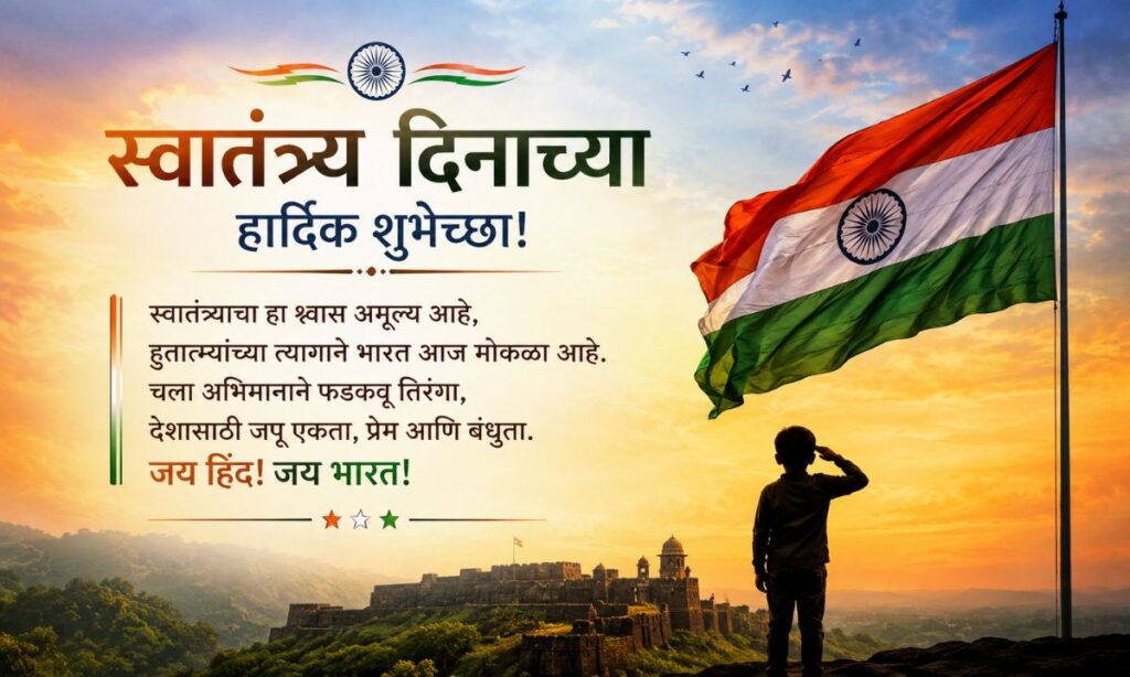 Independence Day Shayari in Marathi